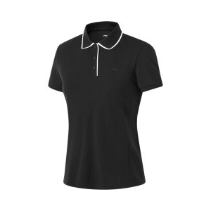 Allenamento Polo Magliette Donna Nere